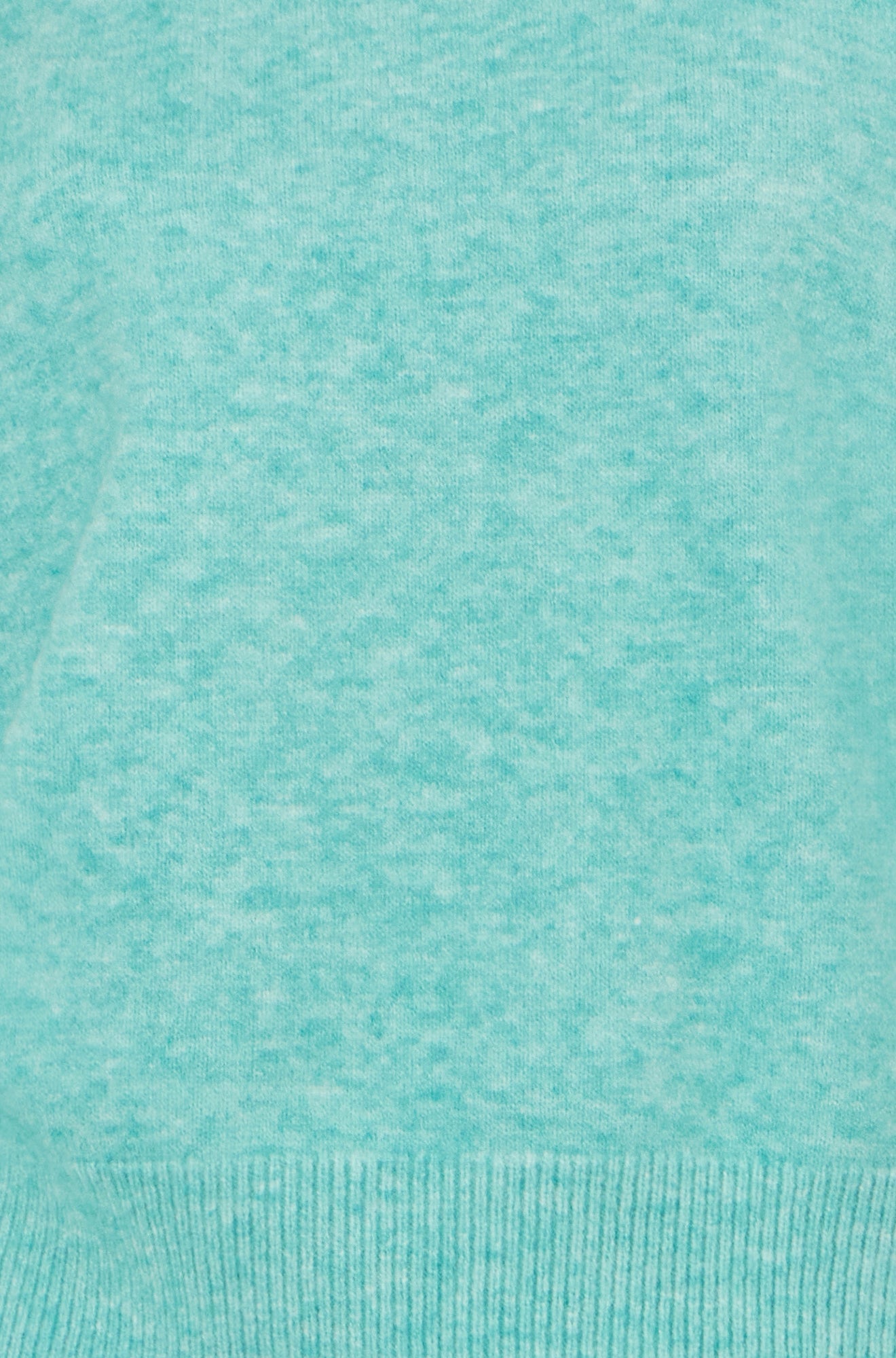 Yumi Sea Green Knitted Balloon Sleeve Jumper