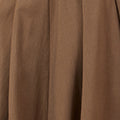 Yumi Brown Pleated Midi Skirt With Matching Belt - QHA UK