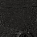 Yumi Black Sparkle Stretch Bardot Jumpsuit - QHA UK
