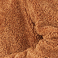 Yumi Brown Short Teddy Bear Jacket - QHA UK