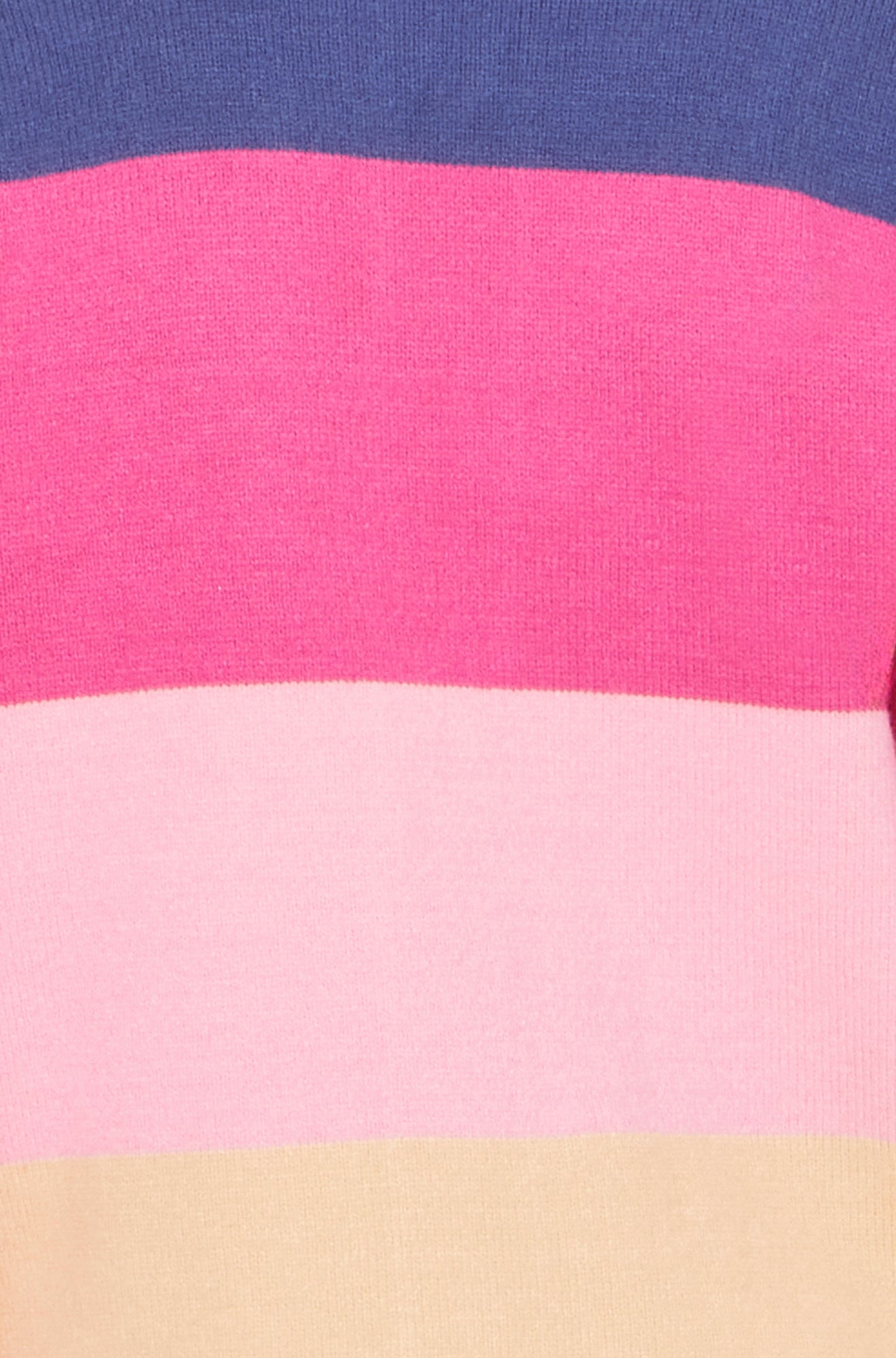 Yumi Multicolour Block Stripe Tie Front Cardigan