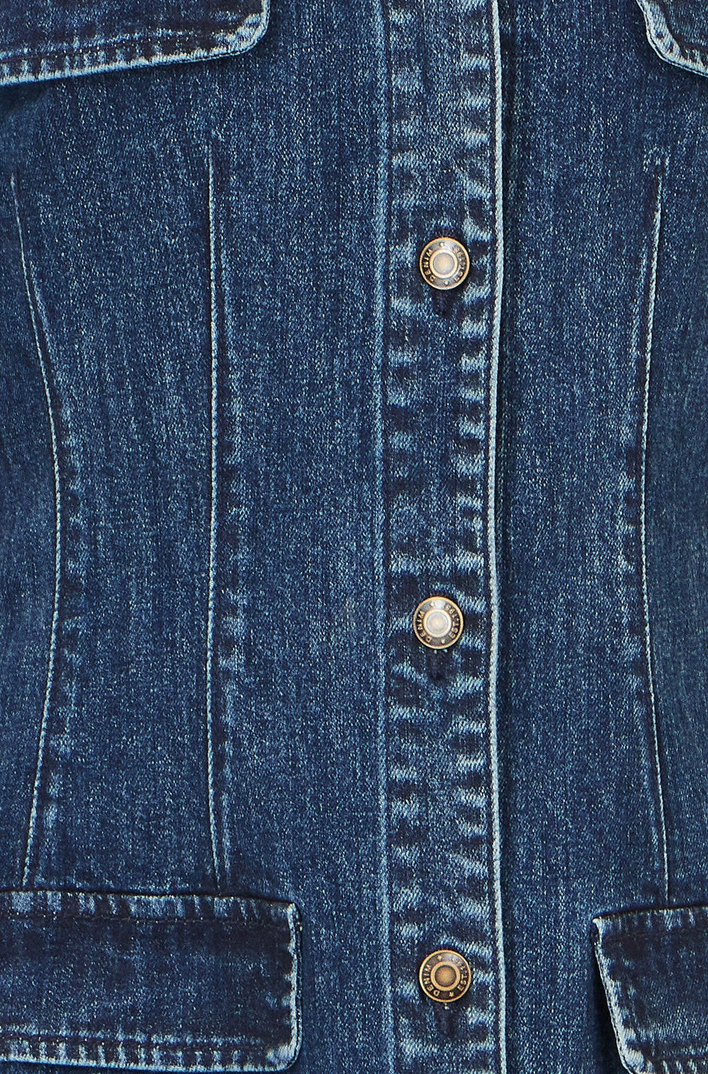 Yumi Blue Denim Stretch Shirt Dress With Pocket Details - QHA UK