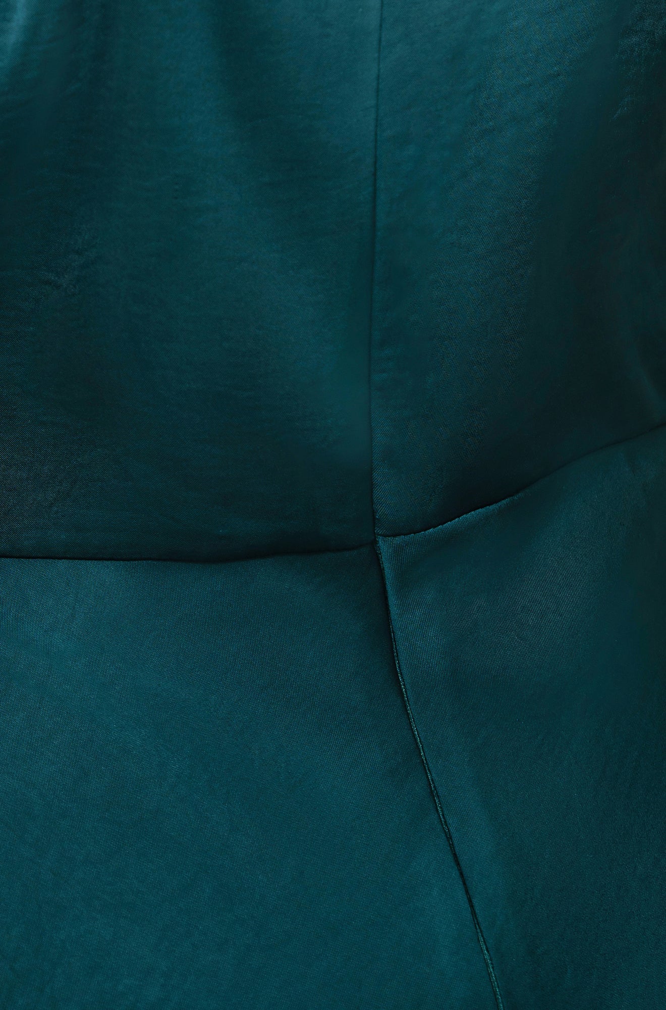 Yumi Green Satin Halter Neck Midi Dress - QHA UK
