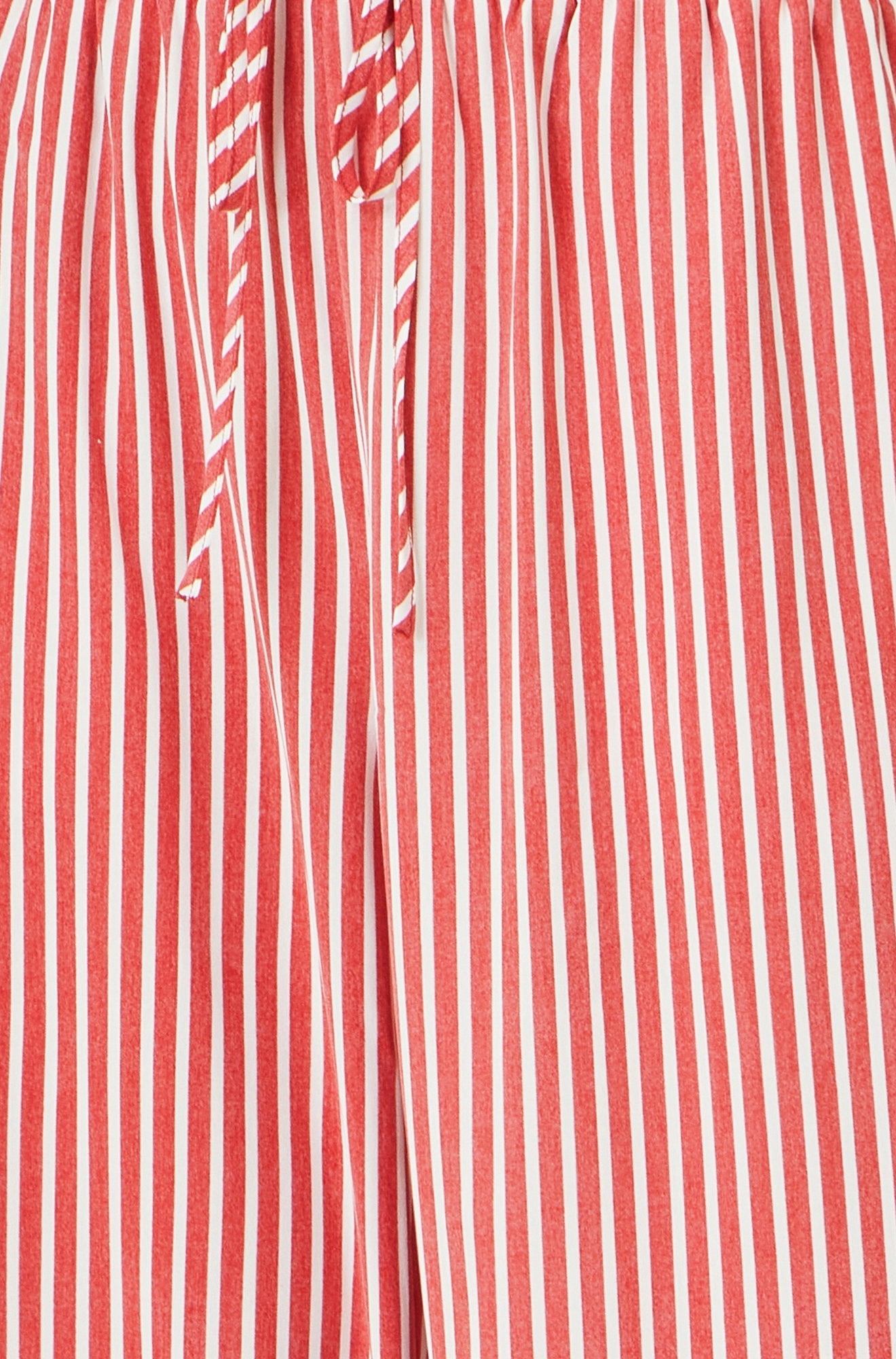 Yumi Red Stripe Relaxed Trousers