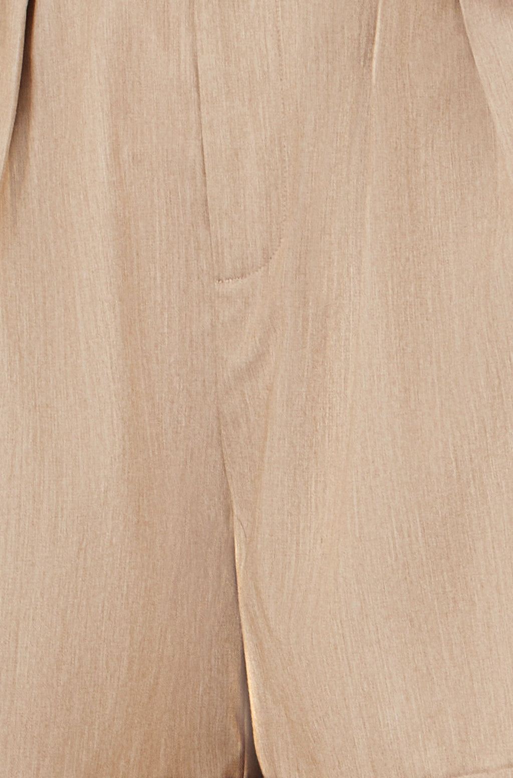 Yumi Brown Pleat Front Shorts - QHA UK