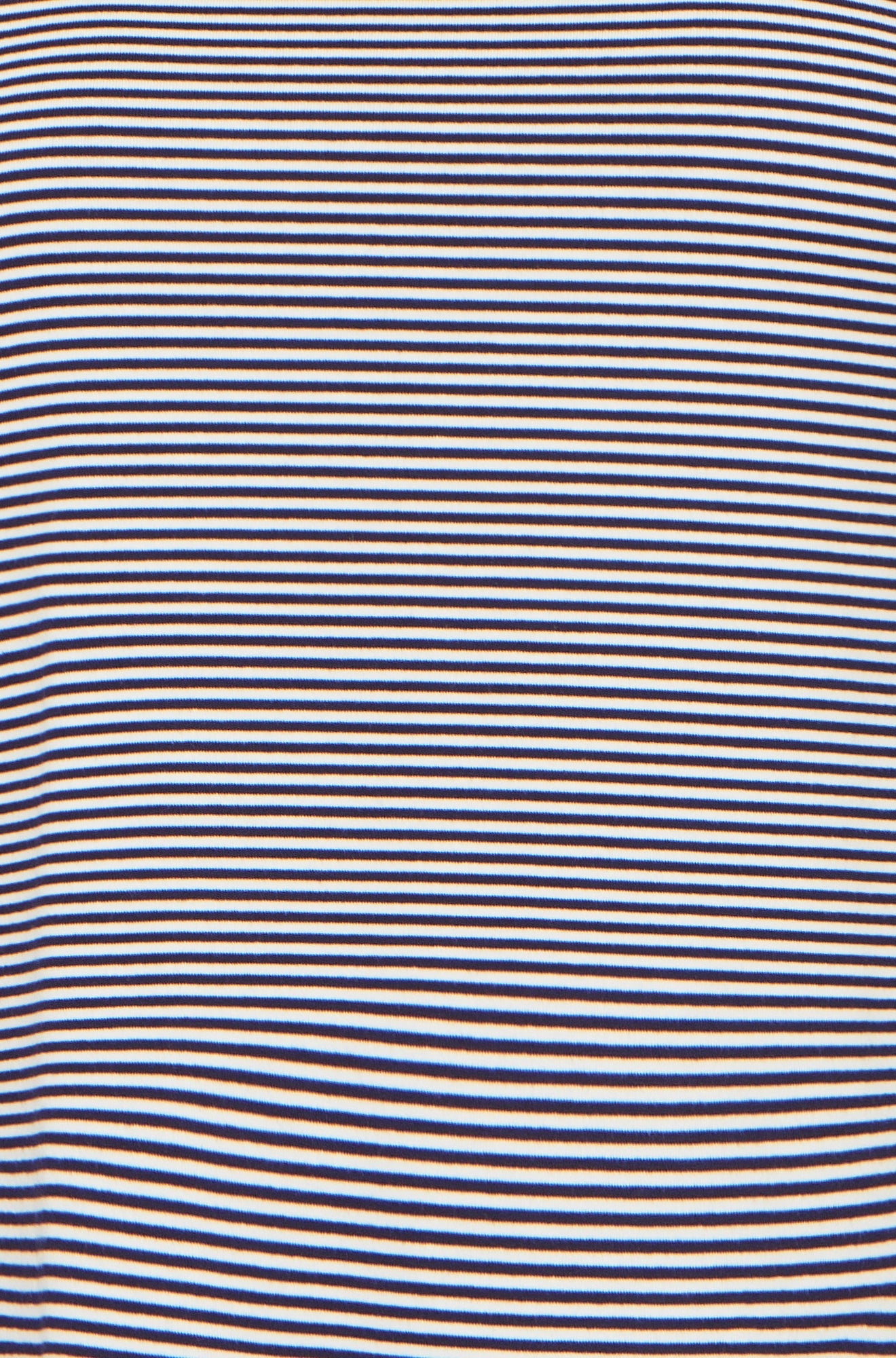 Yumi Navy Striped Jersey Long Sleeve T-Shirt