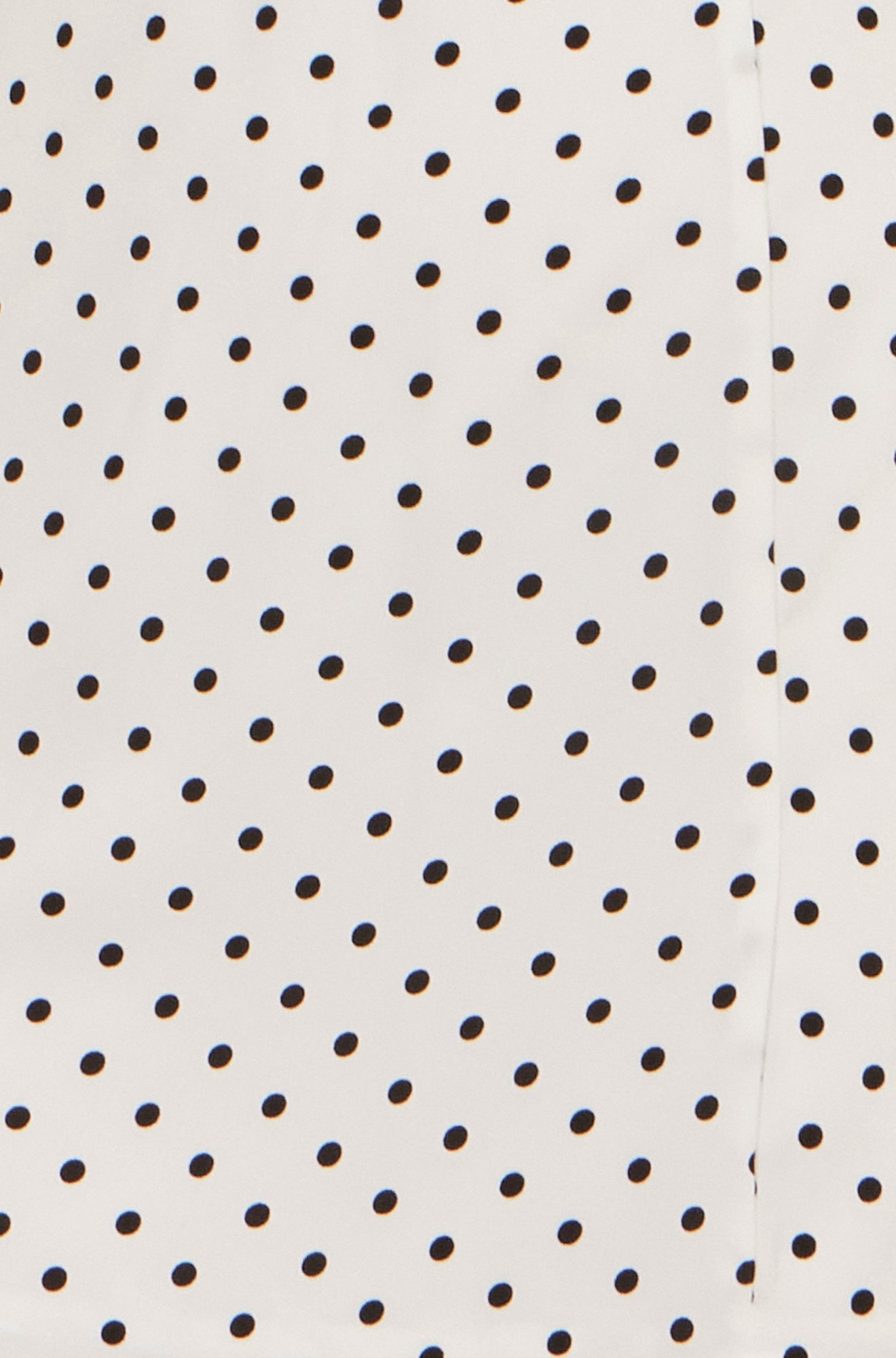 Yumi White Spot Print Wrap Tea Dress