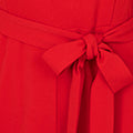 Yumi Red Stretch Bardot Jumpsuit - QHA UK