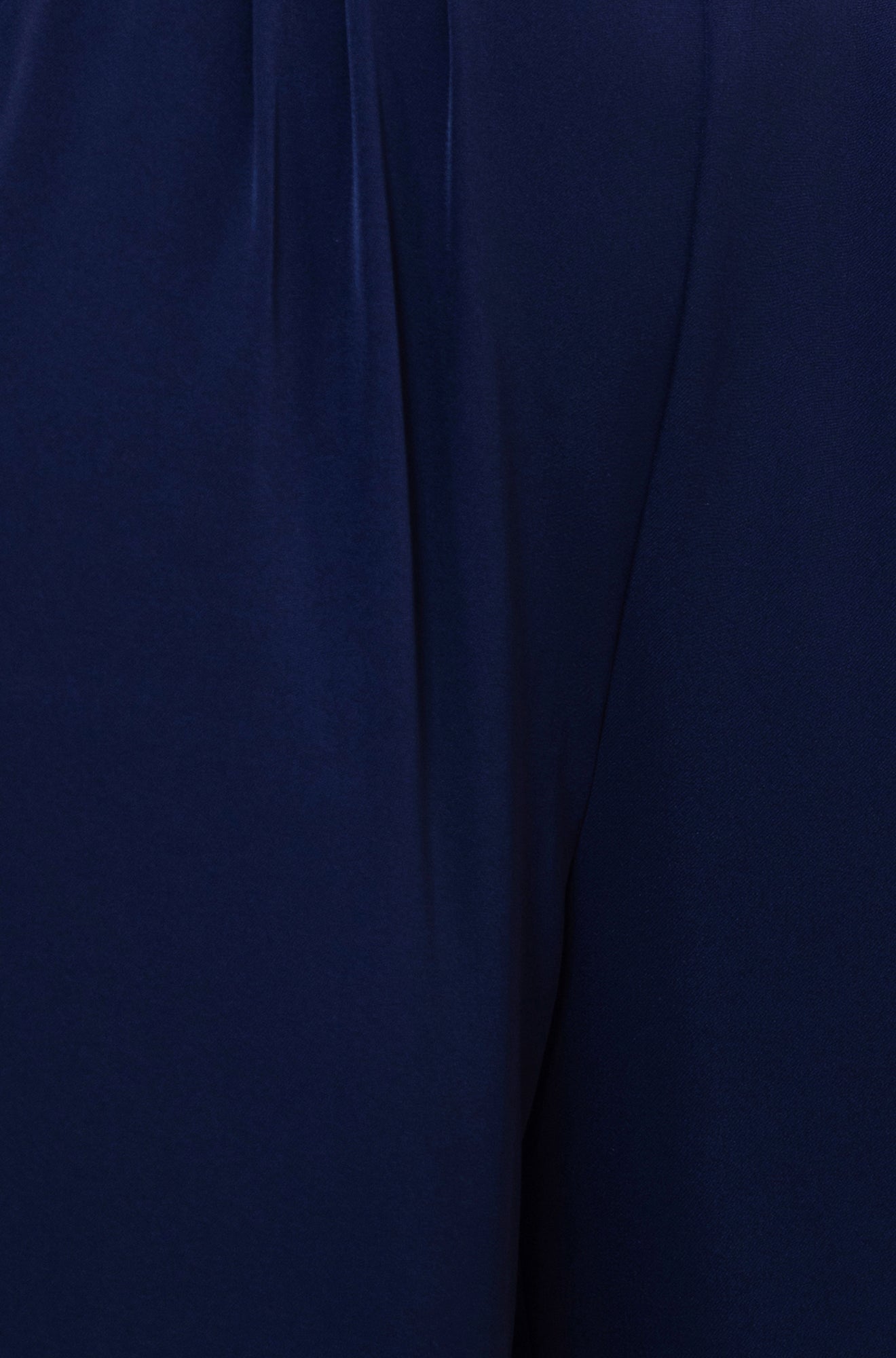 Yumi Navy Buckle Jumpsuit With Twist Knot Detail - QHA UK