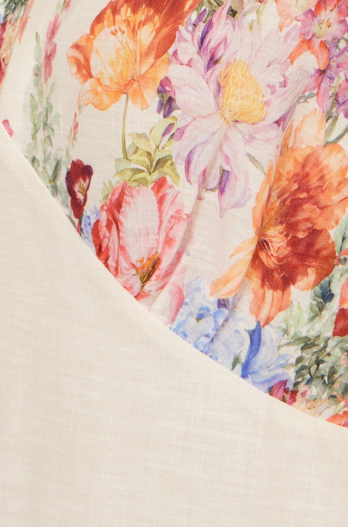 Yumi Pink Border Floral Midi Dress - QHA UK