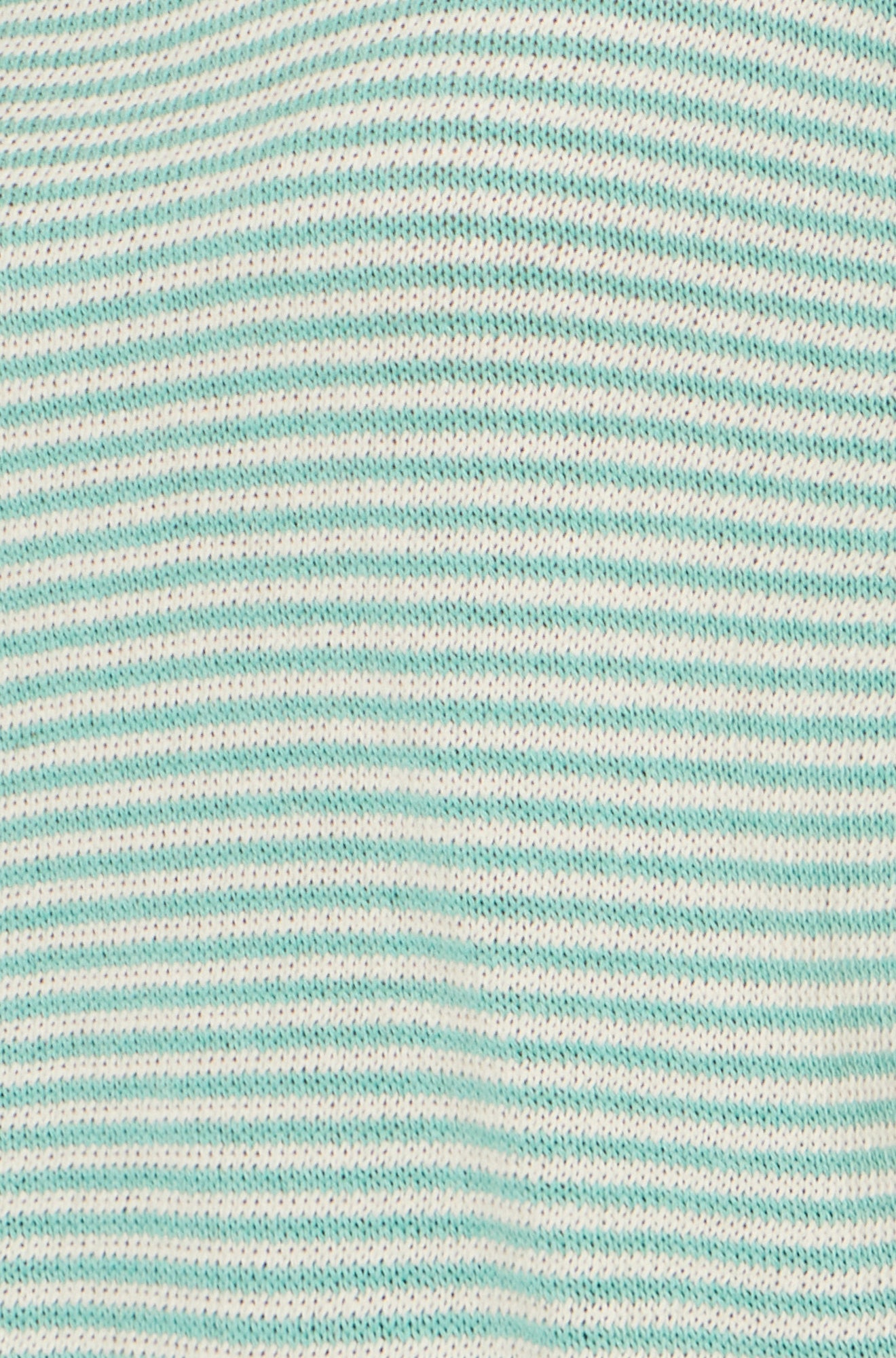 Yumi Sea Green Knitted Stripe Relaxed Jumper - QHA UK