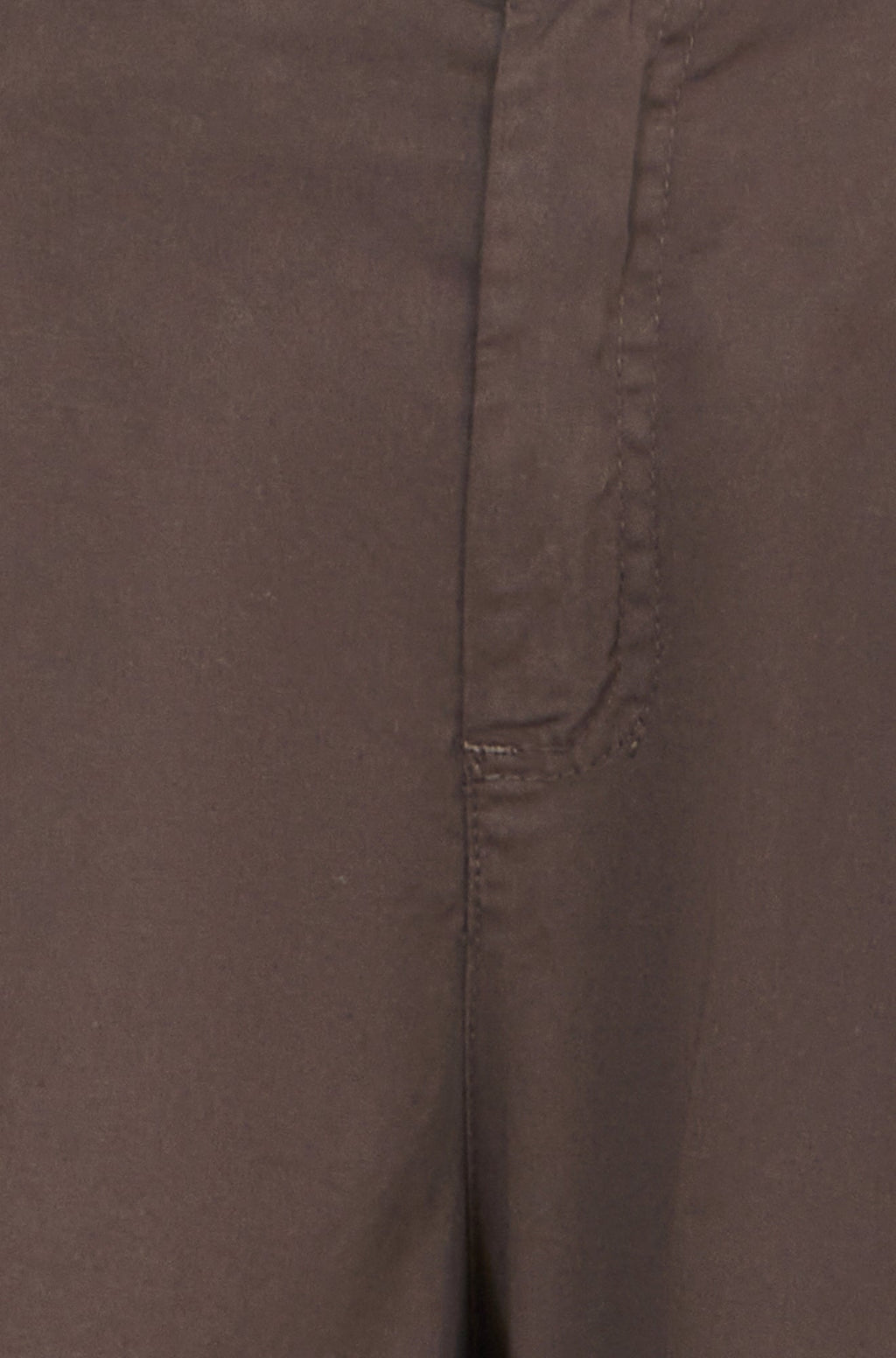 Yumi Brown Cotton Canvas Chino Trousers
