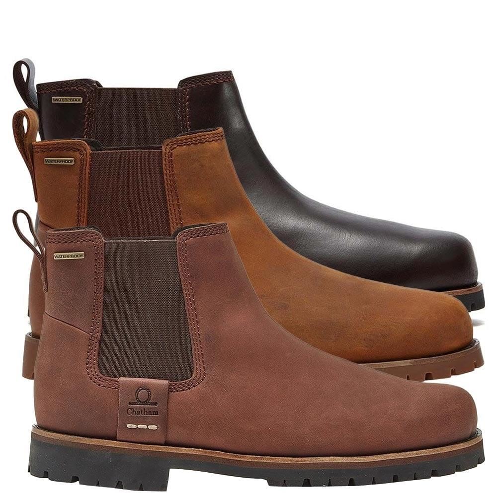 Chatham Men's Southill Waterproof Chelsea Boot in 3 Color Options 6 to 12