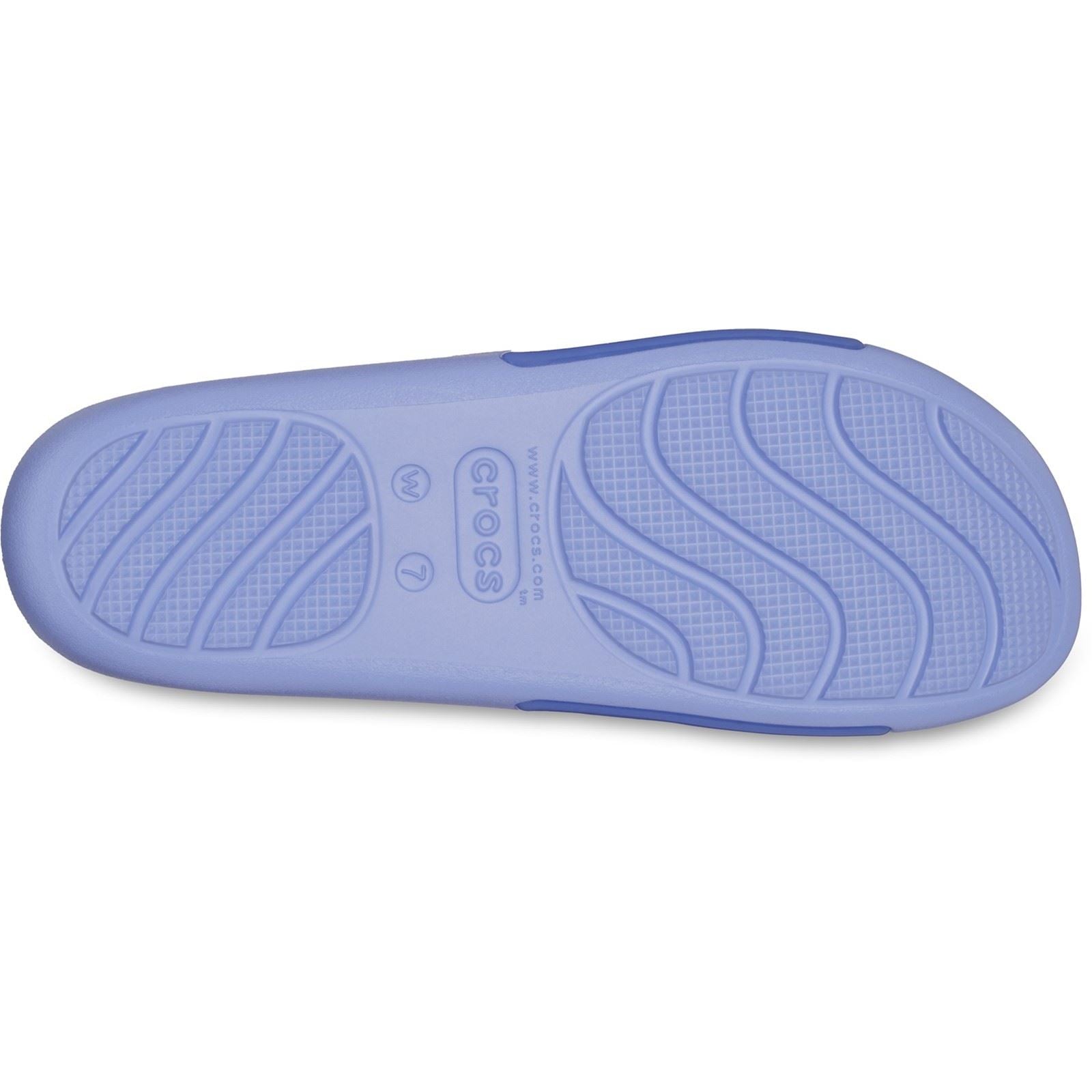 Crocs Women's Splash Gloss Slide in Moon Jelly 4 to 8