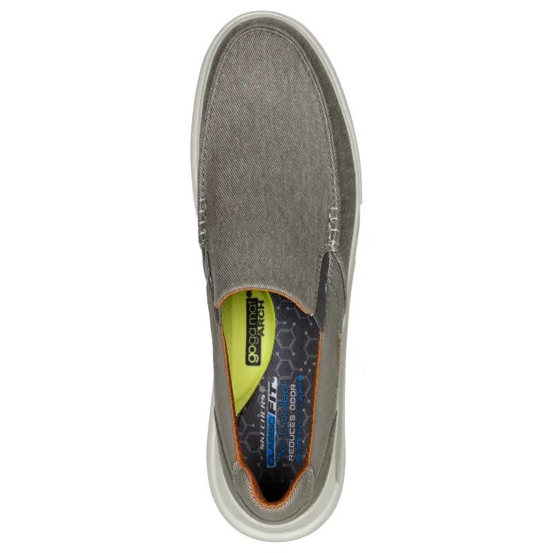 Skechers (204785) Men's Proven-Suttner Modern Style Canvas Shoes in 2 Colours 8 to 13