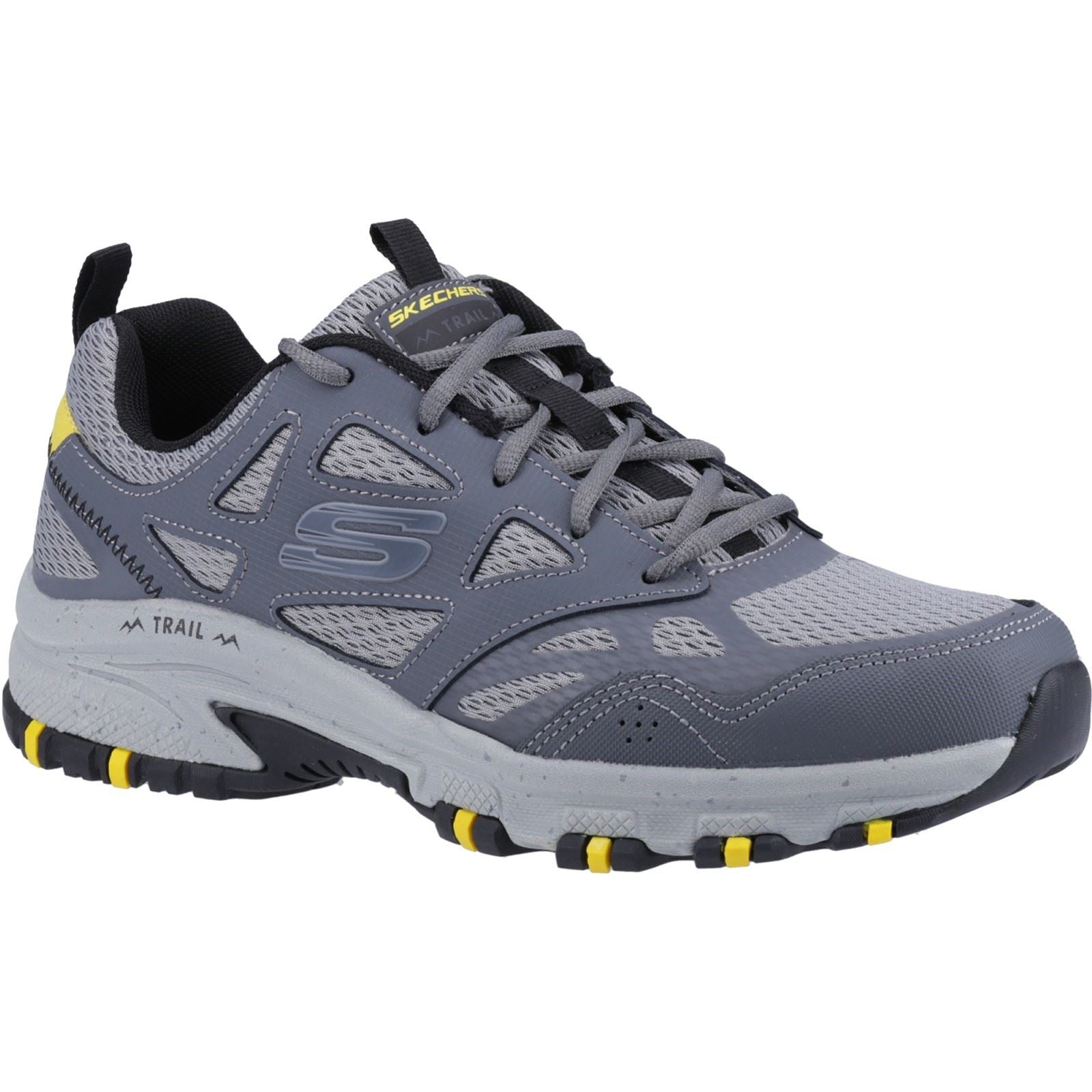 Skechers (GAR237265) Men's Hillcrest Shoe in Charcoal/Black 6 to 12