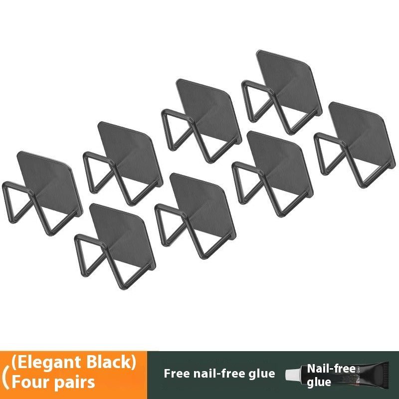 Kitchen Rack Punch-free Wall Hanging Pot Storage Rack