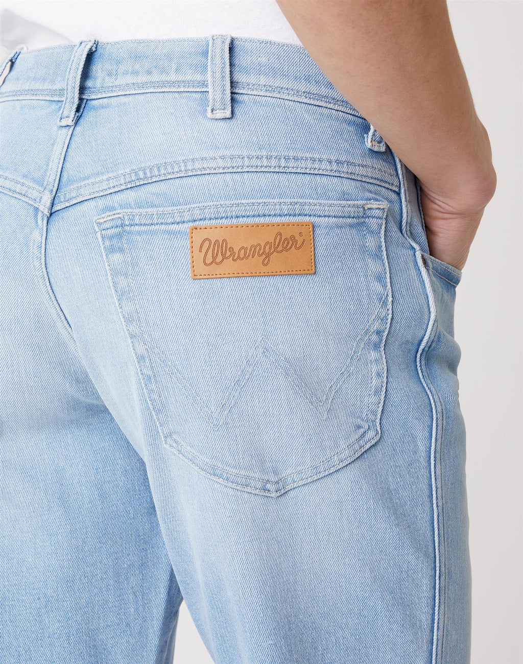 Wrangler Texas Slim Clear Blue Stretch Jeans