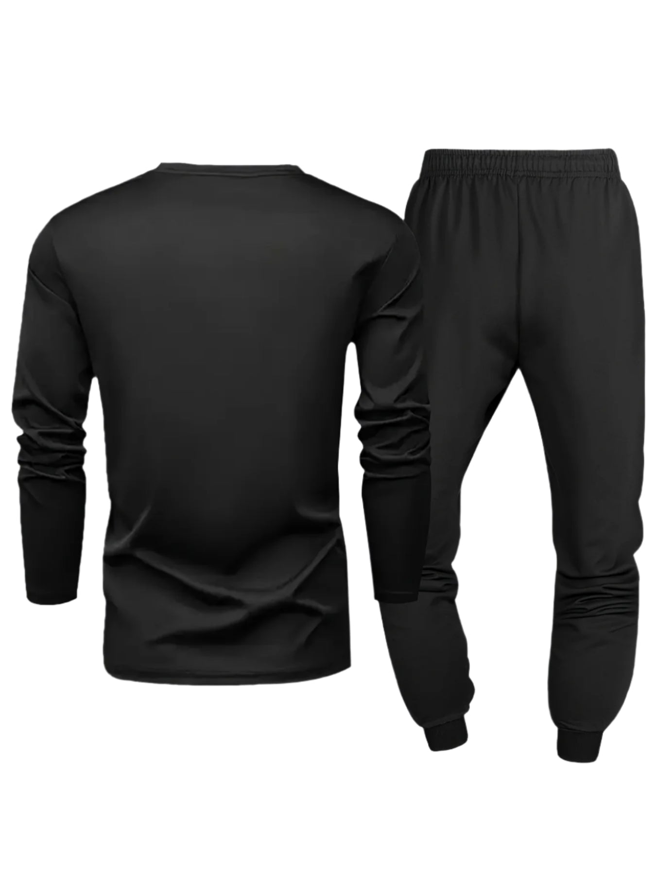 Men's Casual Long-Sleeved Hoodie and Trousers Set with Jamaica Letter Flag Print