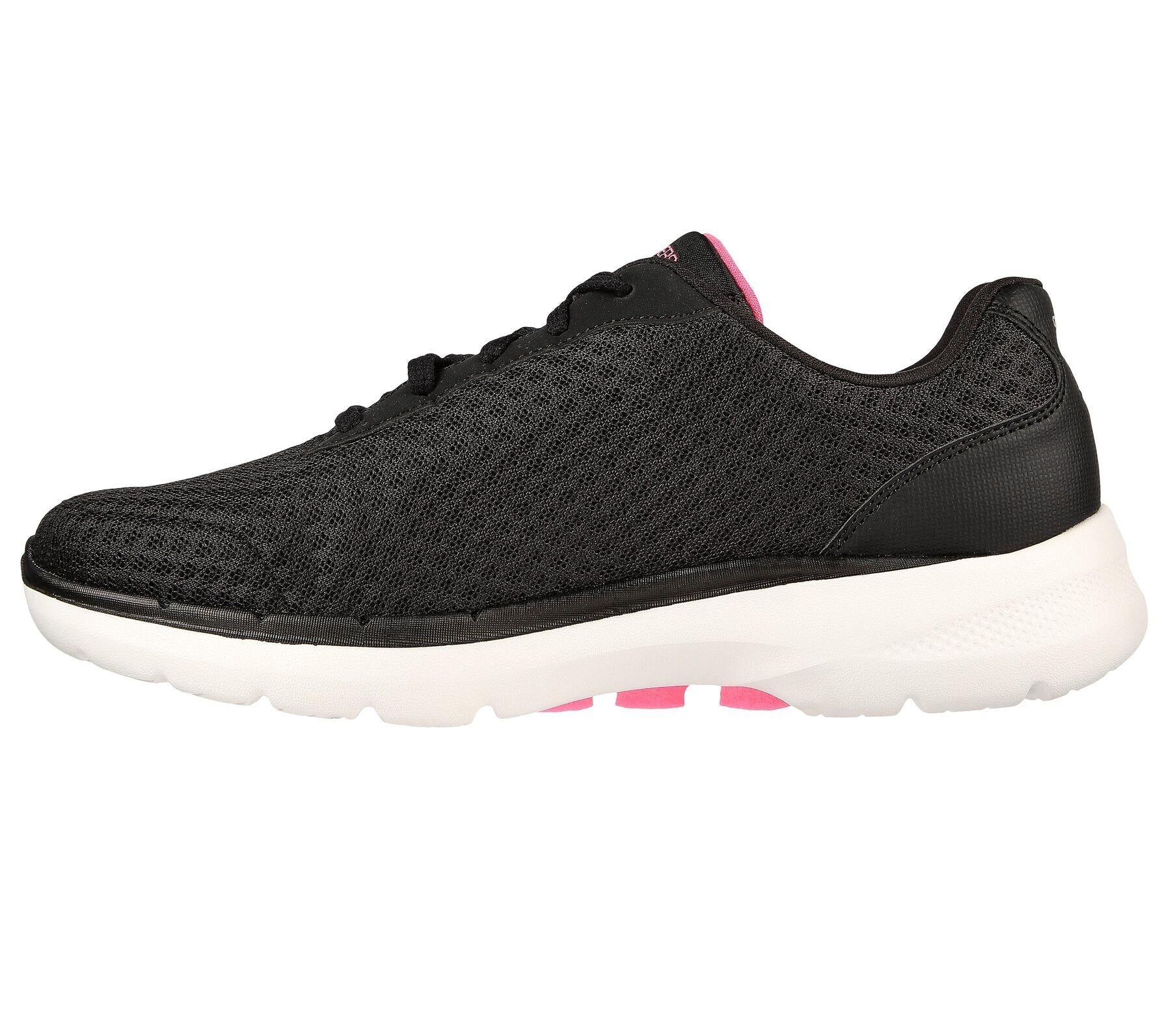 Skechers (GAR124514W) Ladies Sports Go Walk 6 Iconic Vision Shoes in UK 4 to 8