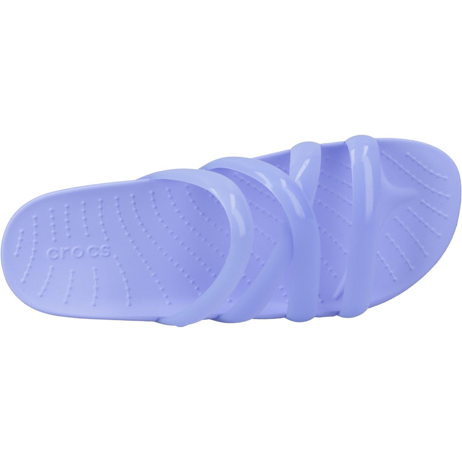 Crocs Women's Splash Strappy Sandal in Moon Jelly 4 to 8