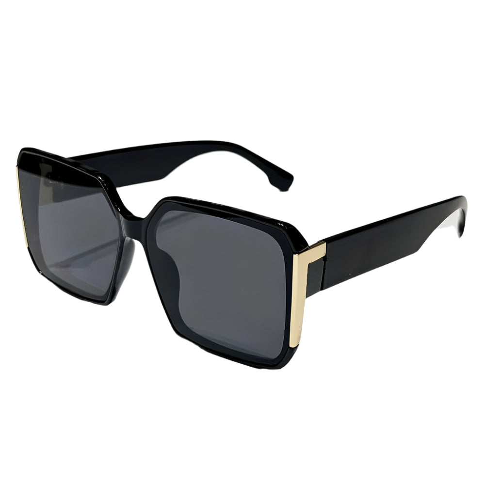 1 Pair of Oversized Frame Rectangular Fashionable Women's Glasses