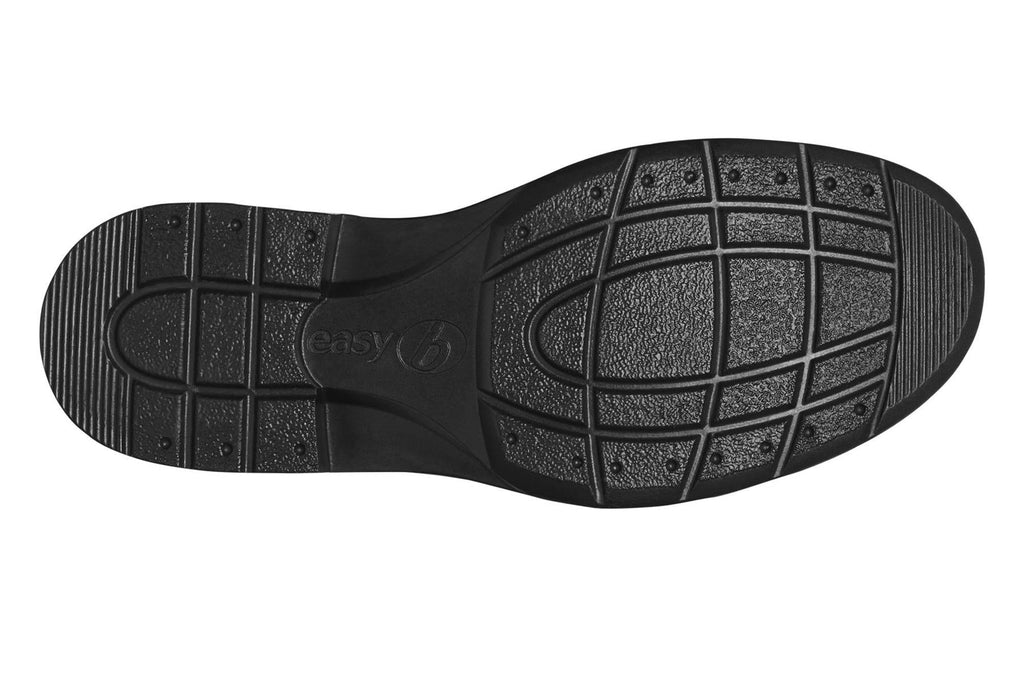 DB Mens Wide Fit (EE) Easy Wear Leather Slip On Shoes (Keaton) in Black Size 7.5