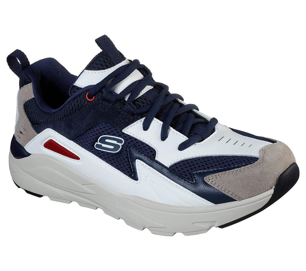 SKECHERS Men's Relaxed Fit: Verrado - Randen Sporty Sneakers in Navy/White