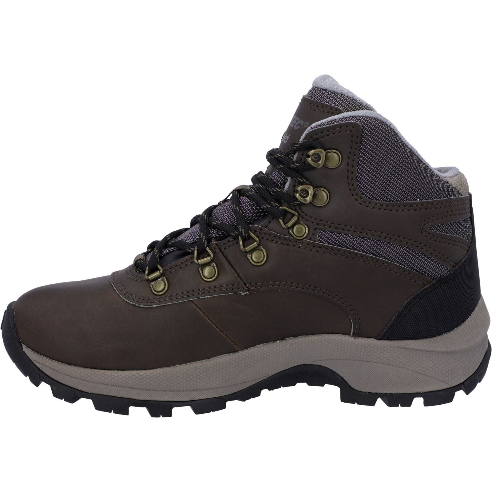 Hi-Tec Women's Altitude 6 Waterproof High Rise Hiking Boots in Dark Chocolate 3.5 to 8