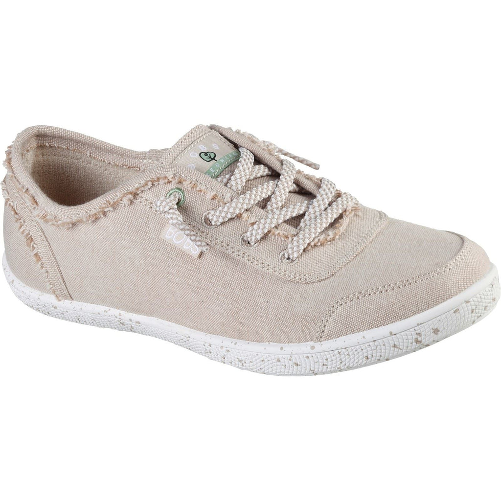 Skechers (GAR113537) Canvas Ladies Summer Bobs B Cute Clean Life Shoes in UK 3 to 8