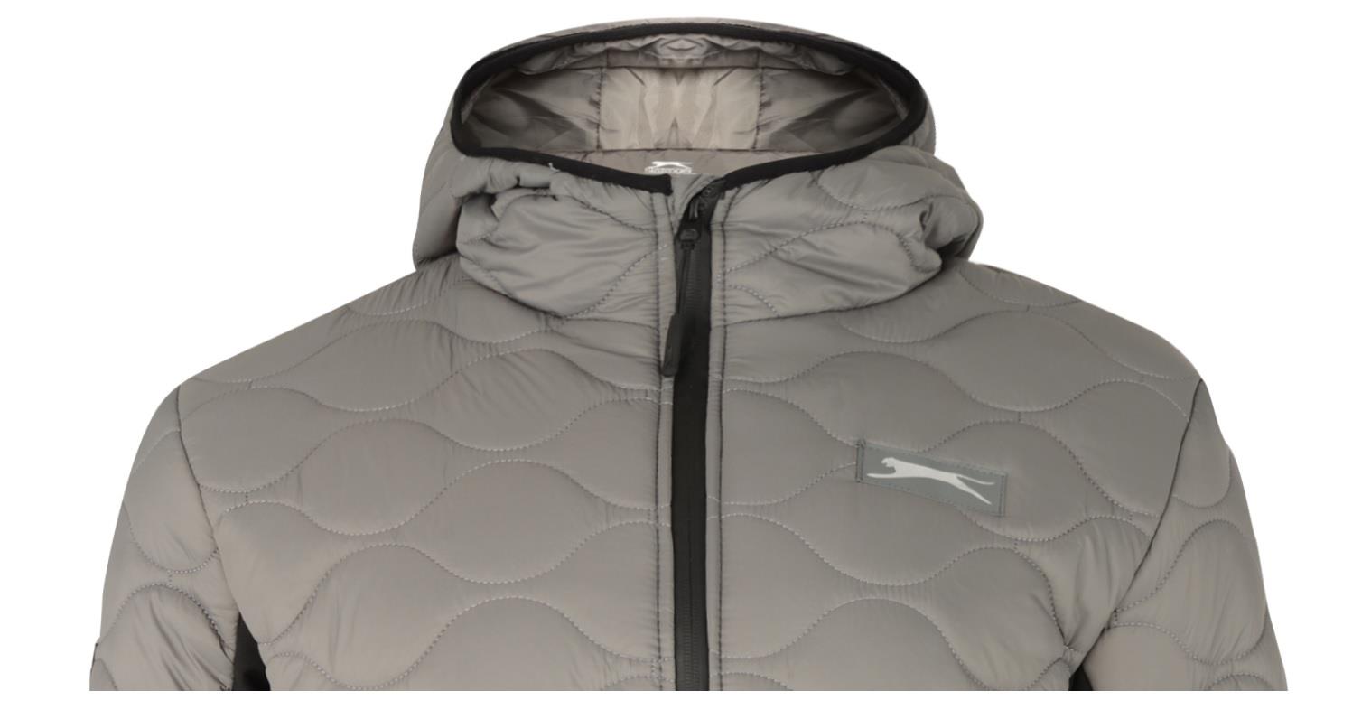 Slazenger Mens Big Size Chevron Quilted Jacket (Cash)