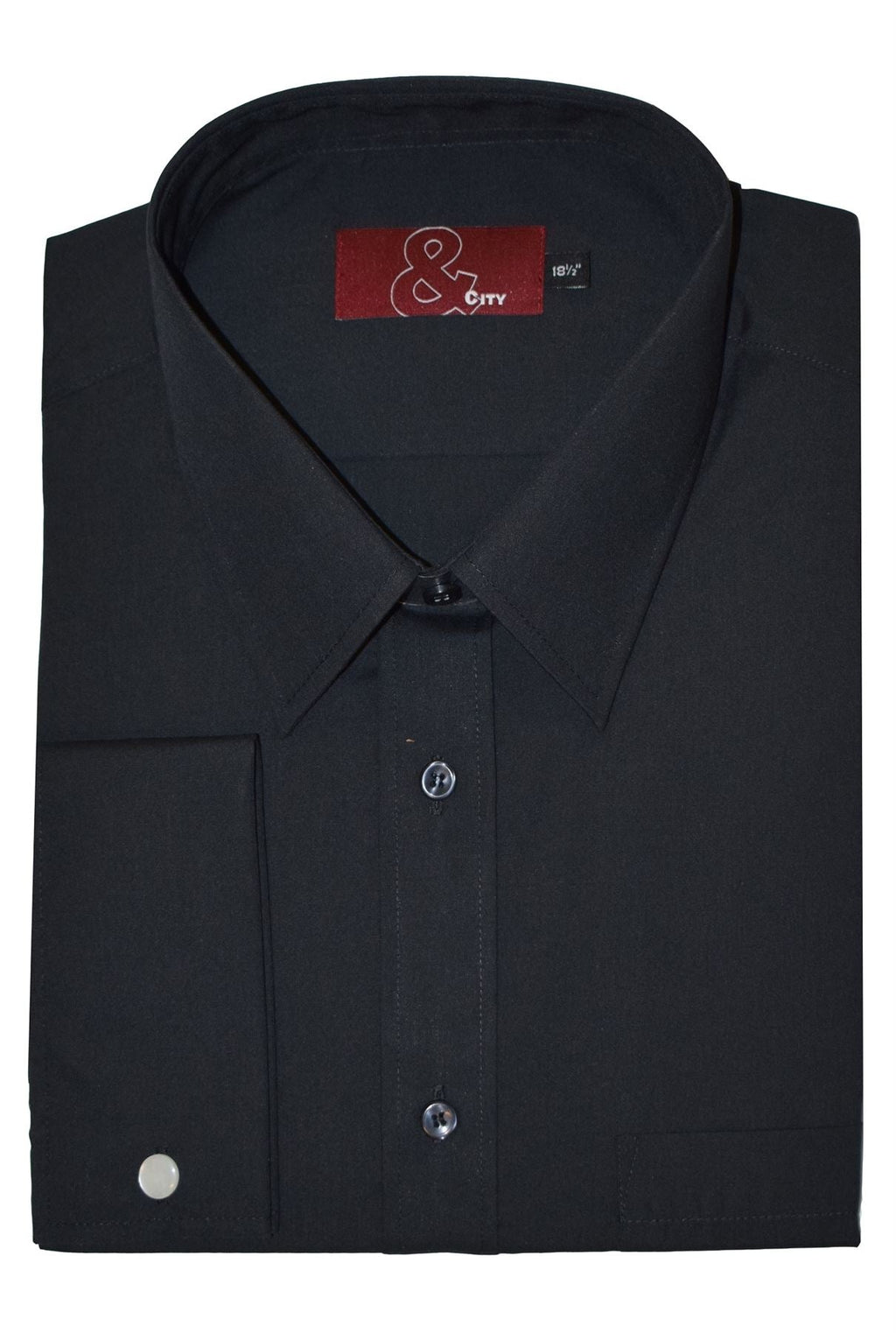 Mens Easy Care Poly Cotton Double Cuff Shirts