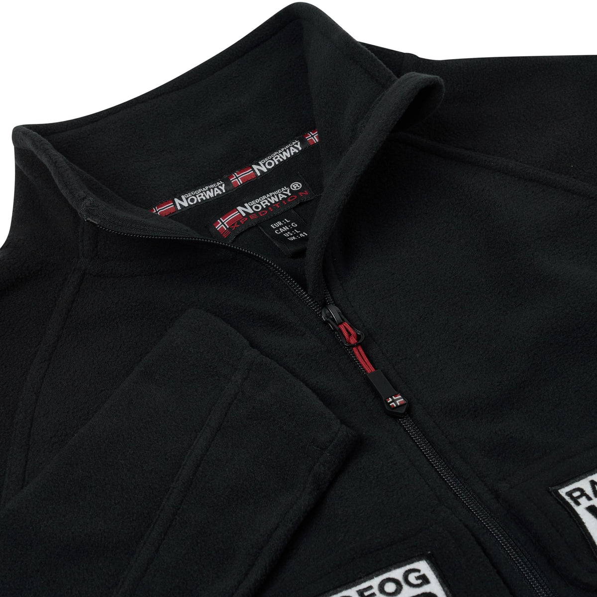 Geographical Norway Tantouna Men's Full Zip Fleece | Lightweight Regular Fit | S-3XL