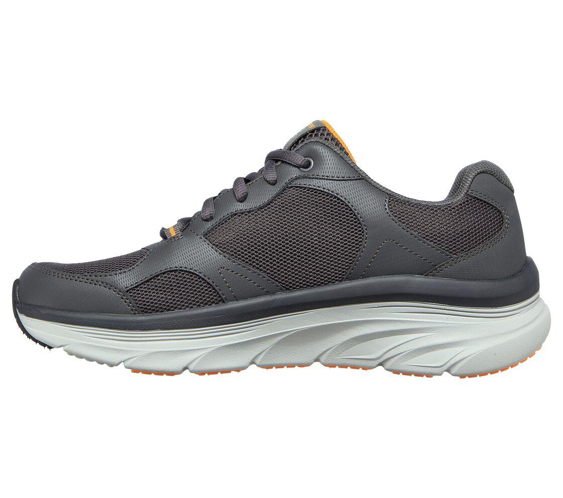 Skechers Men's Relaxed Fit D'Lux Walker - Mainstream in Charcoal/Orange Size UK6  to UK13
