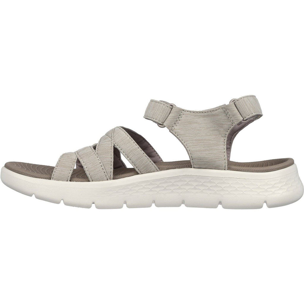Skechers (GAR141450) Women's Go Walk Flex Sunshine Sandal in Taupe 3 to 8