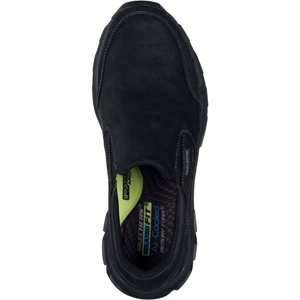 Skechers (GAR204480) Men's Relaxed Fit: Respected - Calum Trainer in Black 6 to 12
