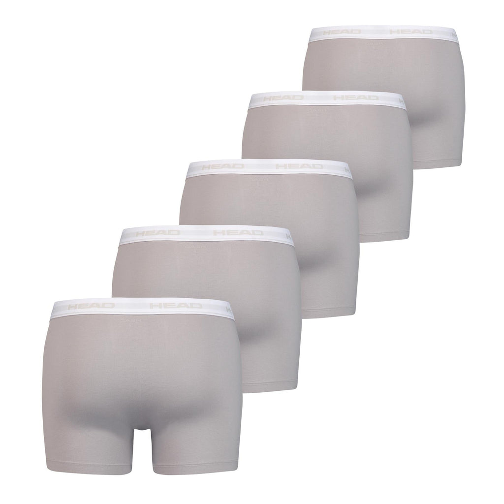 Head Men's Cotton Jersey 5 Pack Ribbed Boxer Shorts, S-XL