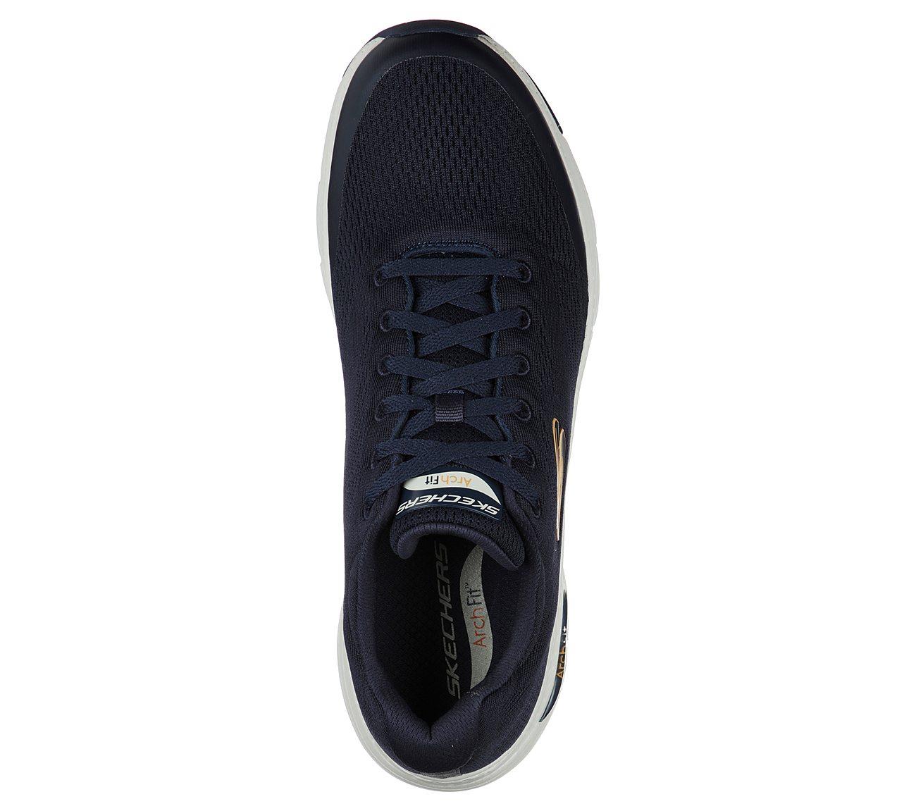 Skechers Arch Fit Walking Sports Shoes In Navy Upto Size UK 6 to UK 13