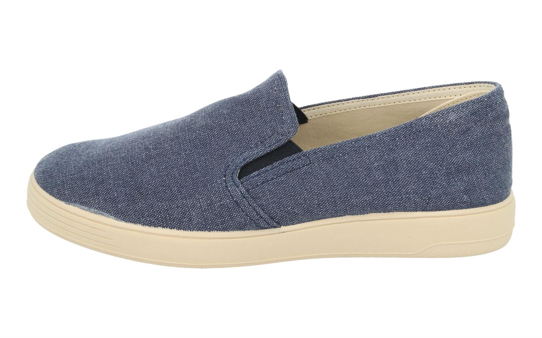 DB's Men's Extra Wide (2V Fit) Casual Slip on Shoes (Miles) in Navy
