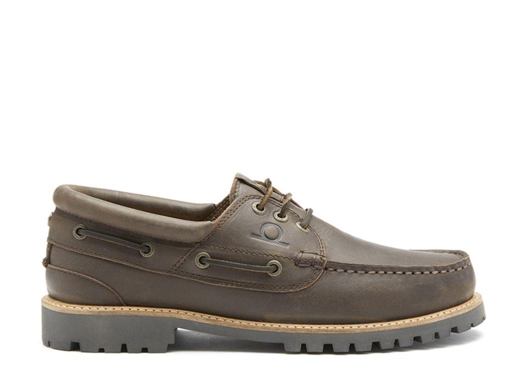 Chatham Mens Sperrin-Dark Brown Winter Boast Shoes