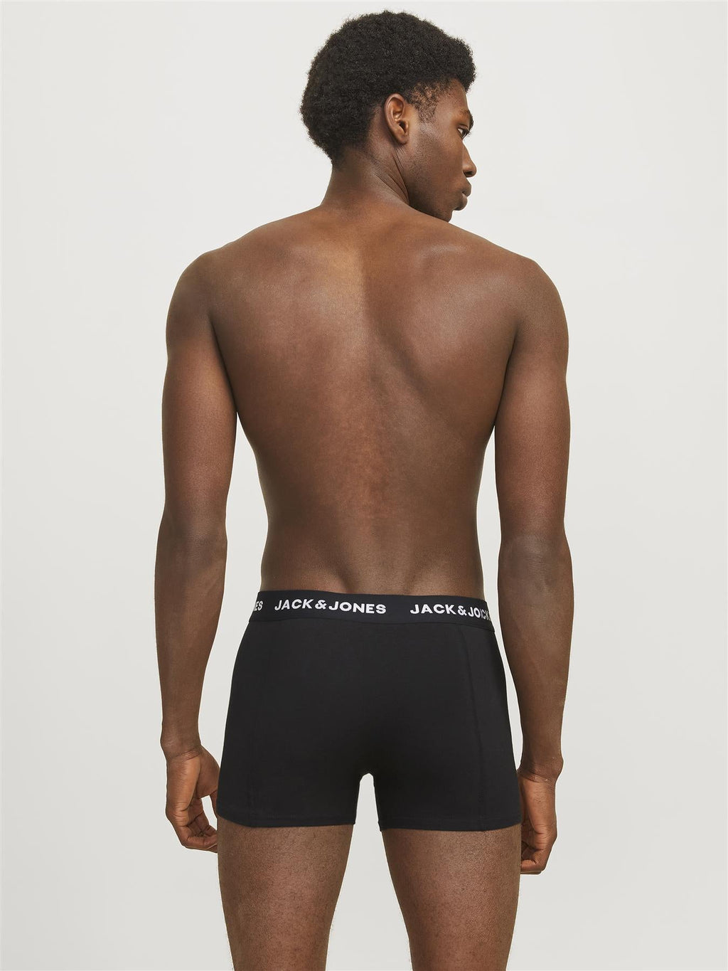 Jack & Jones Trunks 3 Pack For Men in Black (JACANTHONY) in Black, M-XL