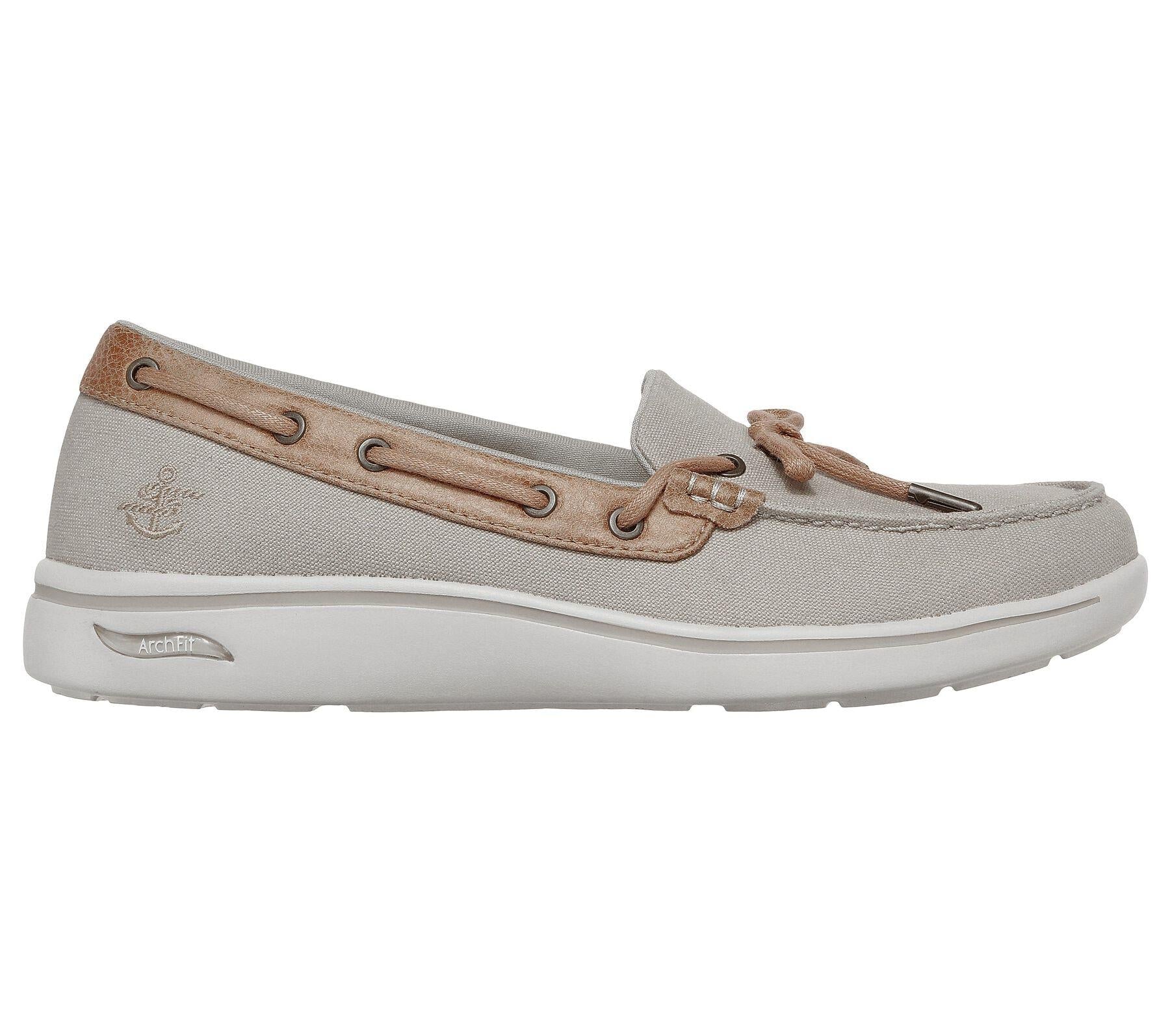 Skechers (GAR136600) Ladies Summer Arch Fit Uplift Shoreline Shoes in UK 3 to 8