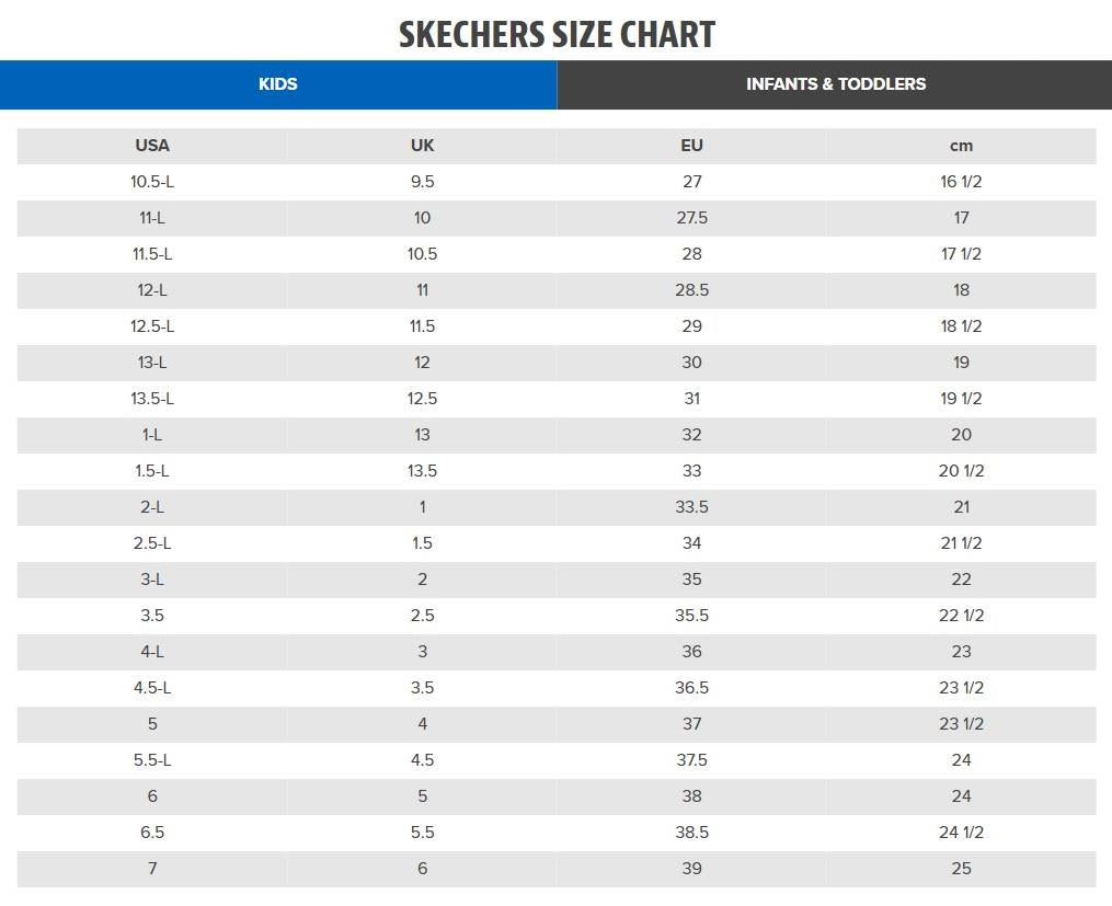 Skechers (GAR405107L) Childrens Sports Razor Grip Shoes in UK 1.5 to 13.5