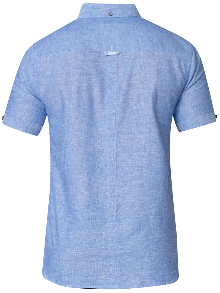 D555 Linen Cotton Short Sleeve Shirt With Pocket (Eric)