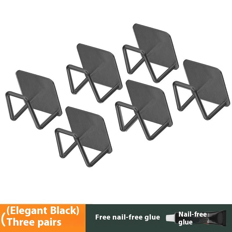 Kitchen Rack Punch-free Wall Hanging Pot Storage Rack