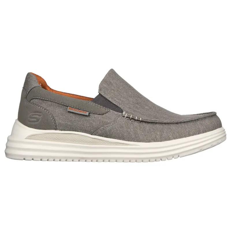 Skechers (204785) Men's Proven-Suttner Modern Style Canvas Shoes in 2 Colours 8 to 13