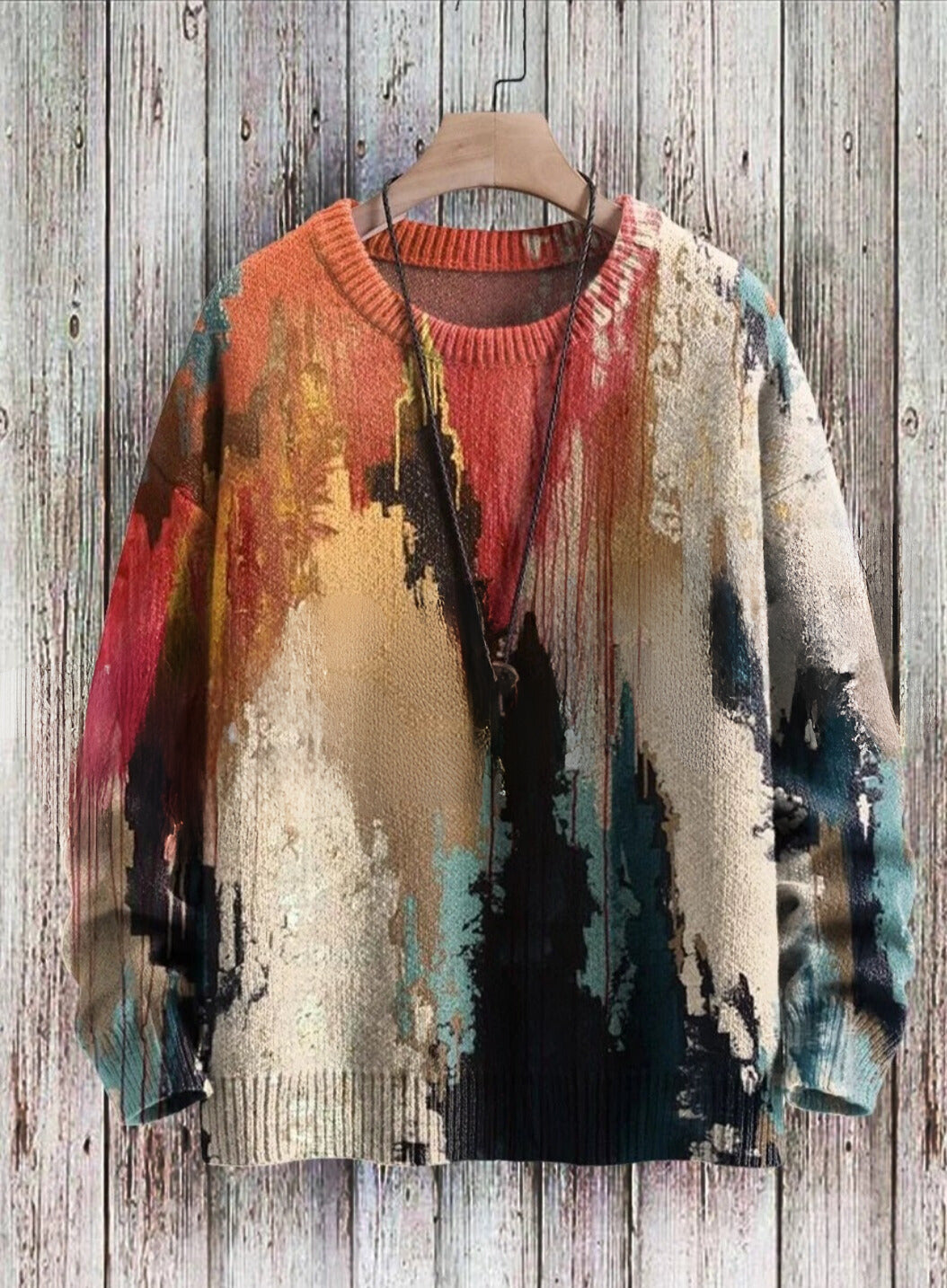 Colourful Abstract Art Sweater Selection