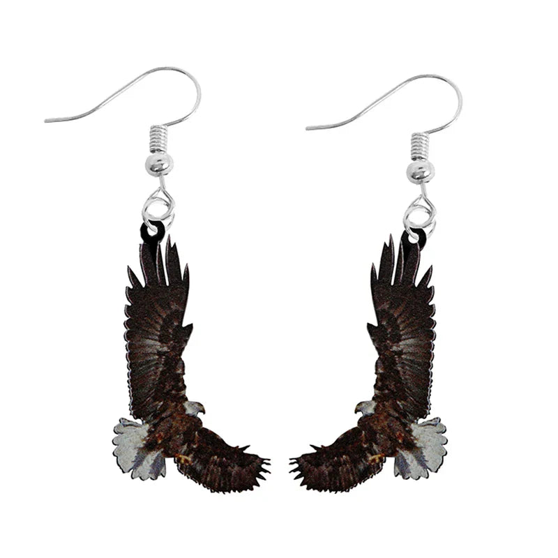 Animal-Themed Dangle Drop Earrings – Rabbit, Parrot, Bird, Frog, Butterfly & Other Animal Designs