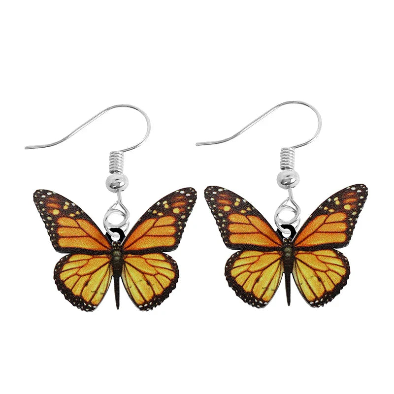 Animal-Themed Dangle Drop Earrings – Rabbit, Parrot, Bird, Frog, Butterfly & Other Animal Designs