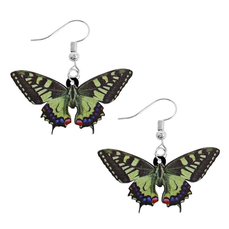 Animal-Themed Dangle Drop Earrings – Rabbit, Parrot, Bird, Frog, Butterfly & Other Animal Designs